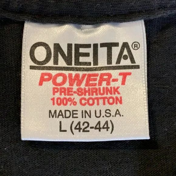 Computer Gear Oneita Men's Vintage Single Stitch Delete! Poof! T Shirt Size L - Picture 6 of 10